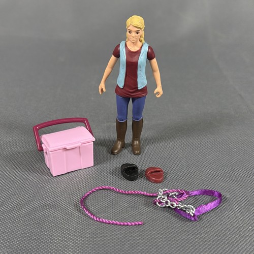 Schleich Horse Accessories TRAINER GIRL Blond Jointed Arms Stable Hand Carer