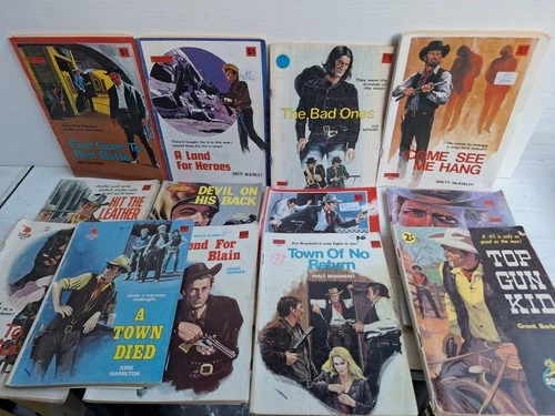 13 x Cleveland Bobcat Bison Chisholm Lobo Cougar Western Vintage PB