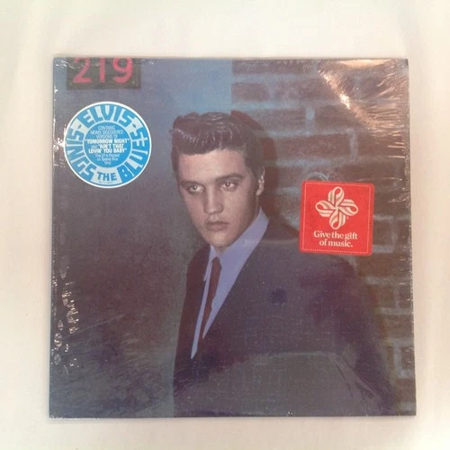 Vintage 1986 Sealed LP Blue Vinyl Record Elvis Sings the Blues RCA AFL-1-5418