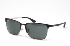 Ray Ban Junior RJ9535S-243/71 Matte Black 51mm Metal Rectangle Kids Sunglasses