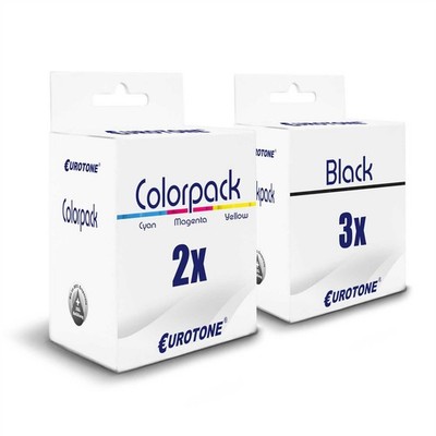 5x Eco Patrone 3+2 f�r Canon Multipass F-20 ImageClass MPC-190 MPC-200