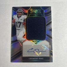 2025 Panini Select Chimere Dike JRS-CDE RPA Silver 196/249