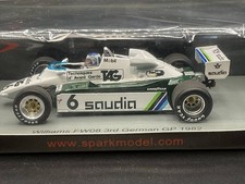 Spark Williams FW08 #6 K Rosberg 3rd German GP 1982 1/43 Model Car