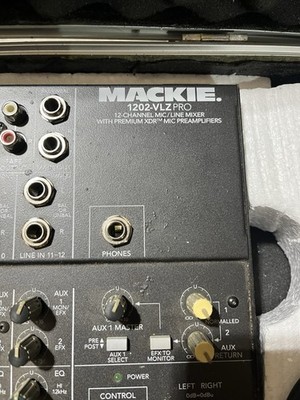 Used Mackie 1202 VLZ Pro 12 Channel Mic/Line Mixer | eBay