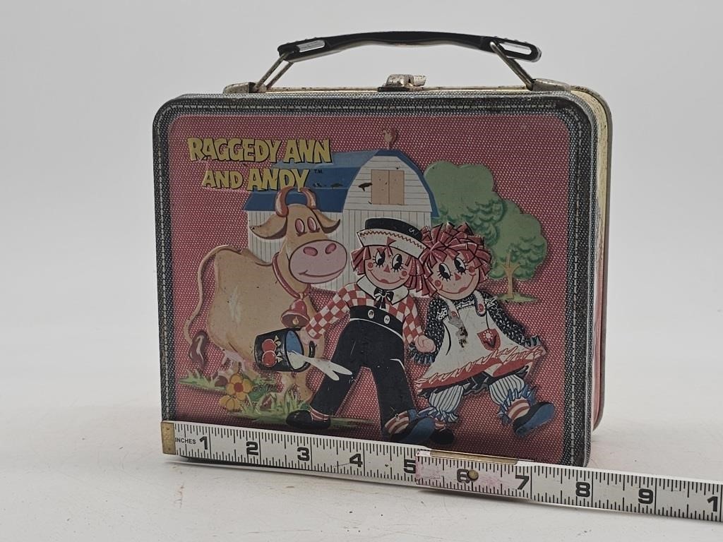 ラガディアン&アンディ1973年 ランチボックス アラジン製 缶
