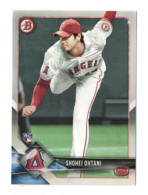 Shohei Ohtani Topps Bowman 2018 ROOKIE #49 Los Angeles Angels RC - O1