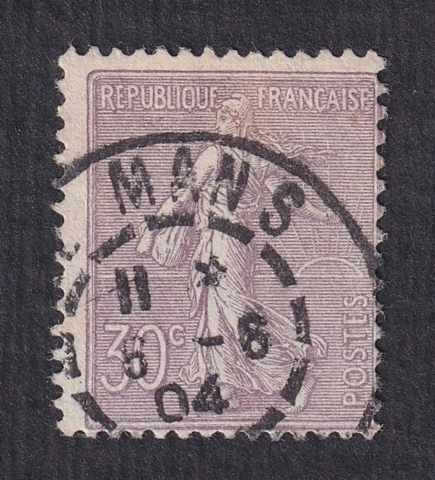 FRANCE LOTS DE 5 Timbres Type Semeuse N° 189 Oblitérés CAD Perlé - Scan R / V EUR 1,00 - FR