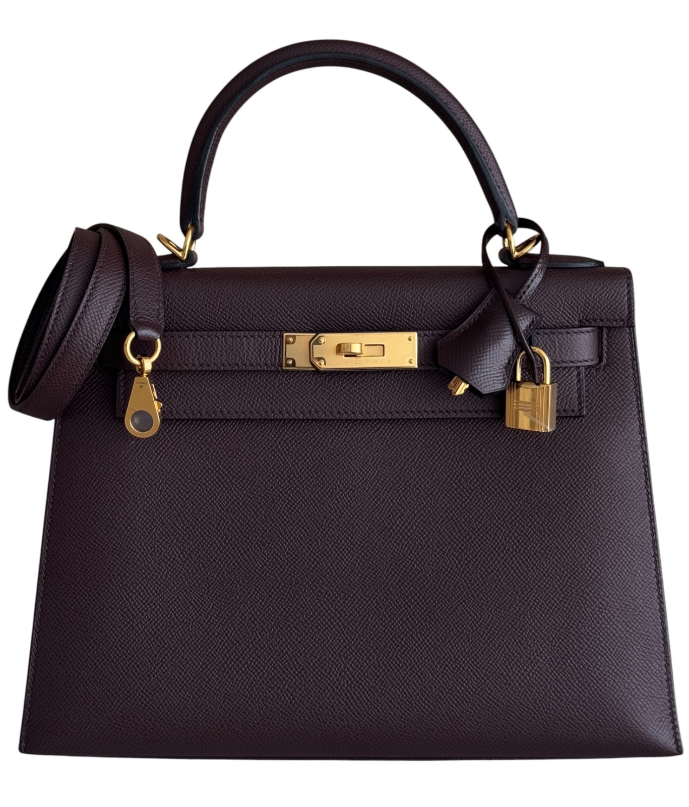 Hermes Kelly 28 Sellier Rouge Sellier Red Epsom Leather Gold Hardware RARE