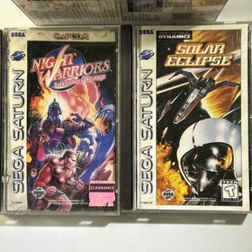 Sega Saturn Game Case With Manual Lot Of 10 *No Disc Included