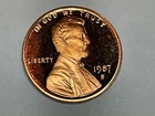 1987 S Lincoln Cent Gem Proof #2