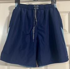 Nike Vintage Two Tone Swim Trunk Beach Resortcore Drawstring Board Short Size L