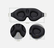 Blindfold Block Out Lig NEW Sleep Eye Mask 3D Contoured Cup Sleeping Mask UK