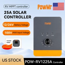 25A Solar Charge Controller Solar Panel Battery Regulator 12V 24V