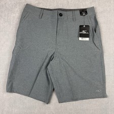 O Neill Capacity Hybrid Shorts Mens 33 At The Knee 20 Inseam 10 Gray Swim New