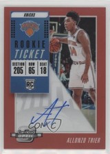 2018-19 Panini Contenders Optic Red Prizm 11/99 Allonzo Trier #119 Auto s3g