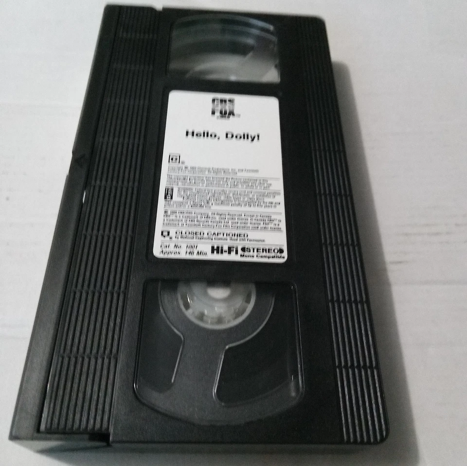 Hello Dolly 1990(1969) VHS Rare Orig HTF OOP Classic Comedy Adventure Musical VG - Image 3 of 3