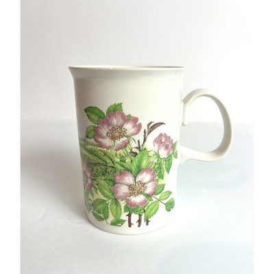 Dunoon Fine Bone China Mug English Wildflowers Made In Scotland