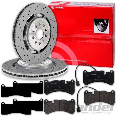 brembo BREMSSCHEIBEN 360mm + BELÄGE VORNE passend für ALFA GIULIA STELVIO 2,9 Q
