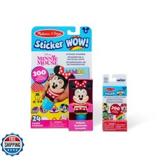 Melissa and Doug Sticker Wow   Disney Minnie Mouse Bundle: 24-Pag