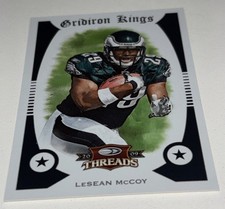 2009 Donruss Threads Pro Gridiron Kings LeSean McCoy #56 Pitt Panthers, Eagles