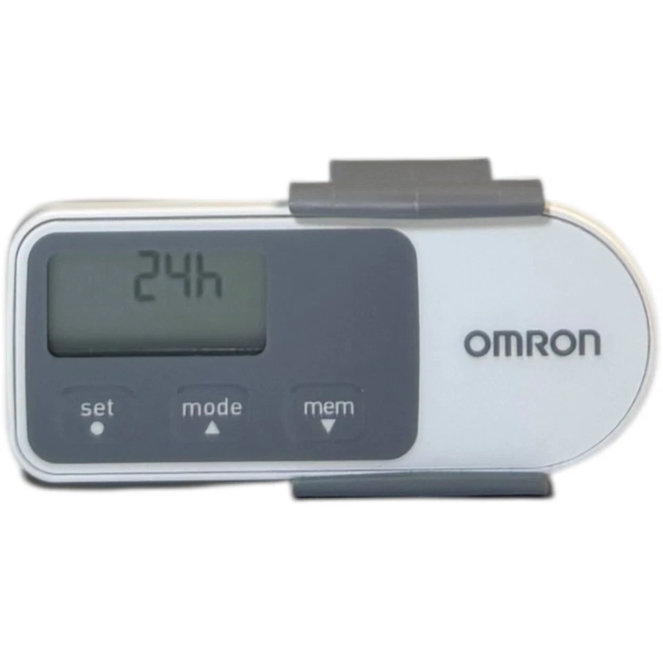 Omron HJ-320 Tri-Axis Pedometer Step Counter w/ Holder Works Great - Image 4 of 4
