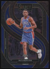 2024-25 Panini Select Blue De'Aaron Fox Premier San Antonio Spurs #150