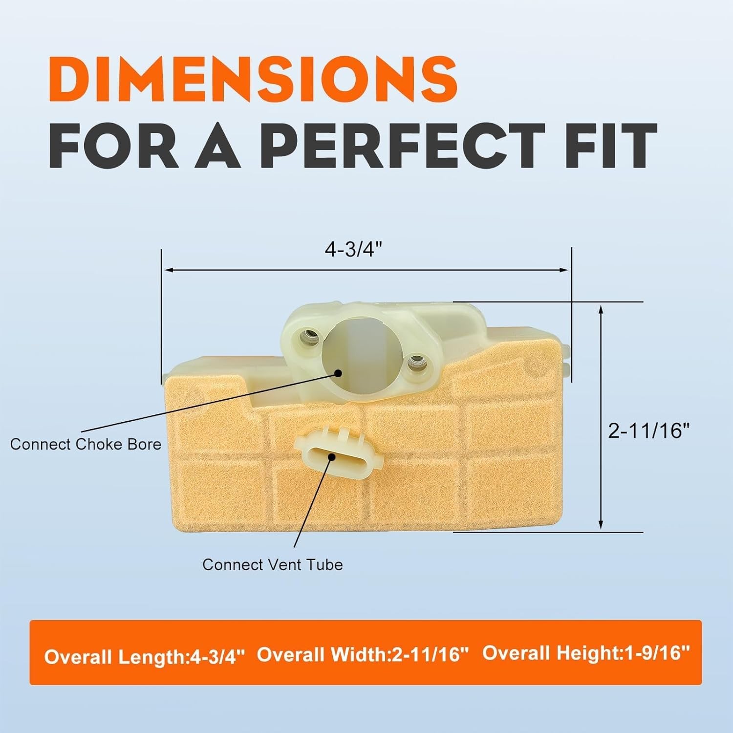 MS290 Air & Fuel Filter for STIHL 029 039 310 390 Chainsaw, Stens 605-679