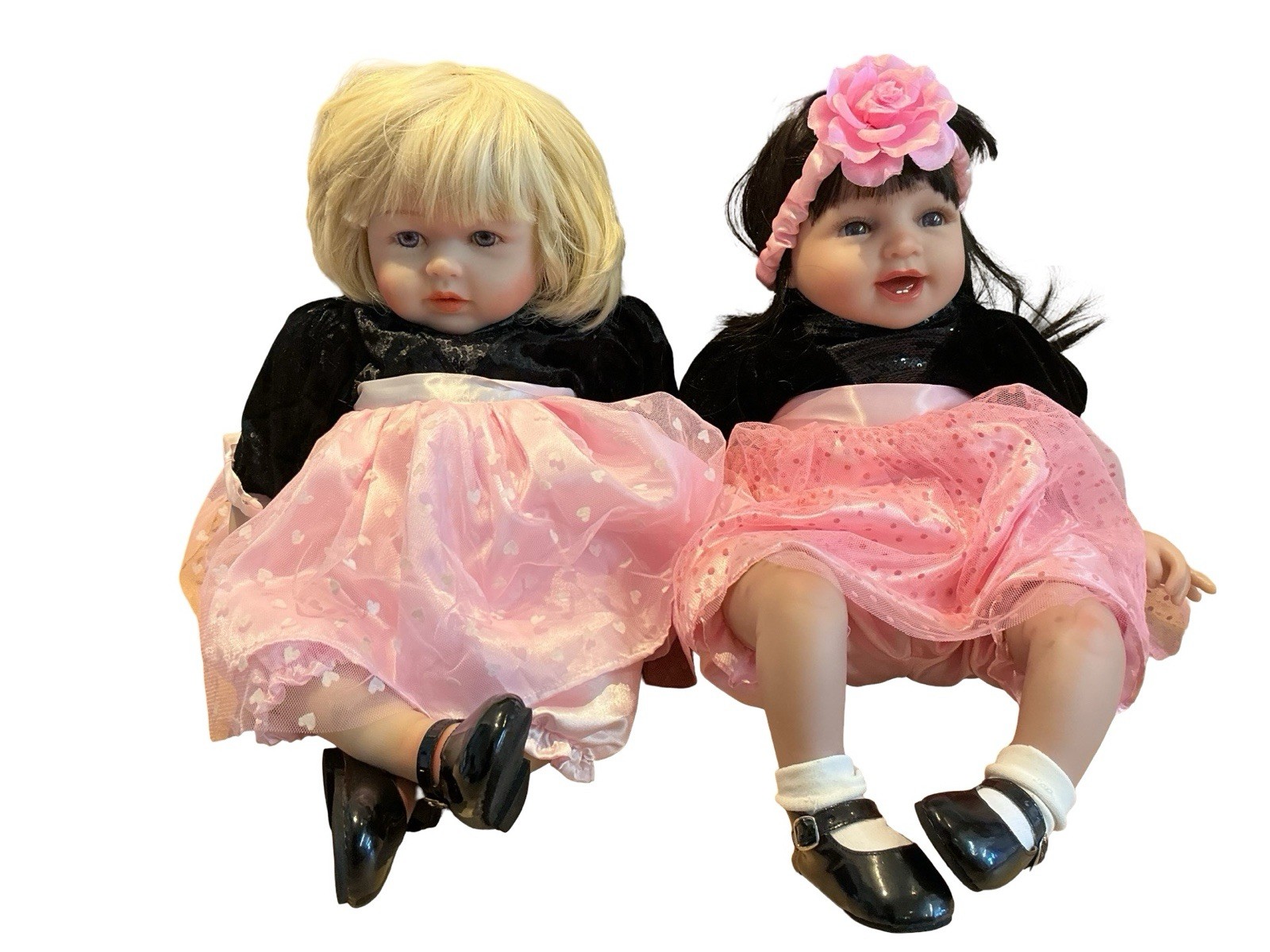 ZIYIUI Reborn Baby Toddlerdolls Girl 55cm/22” Lifelike Soft Body Vinyl Head Limb