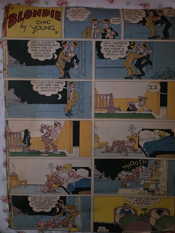 Original Blondie Comic strips Clipped Newspaper 100s 1971-1972. Great Color.