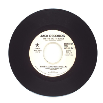 Merle Haggard; Leona Williams - The Bull and the Beaver; I'm Gettin' High - 45