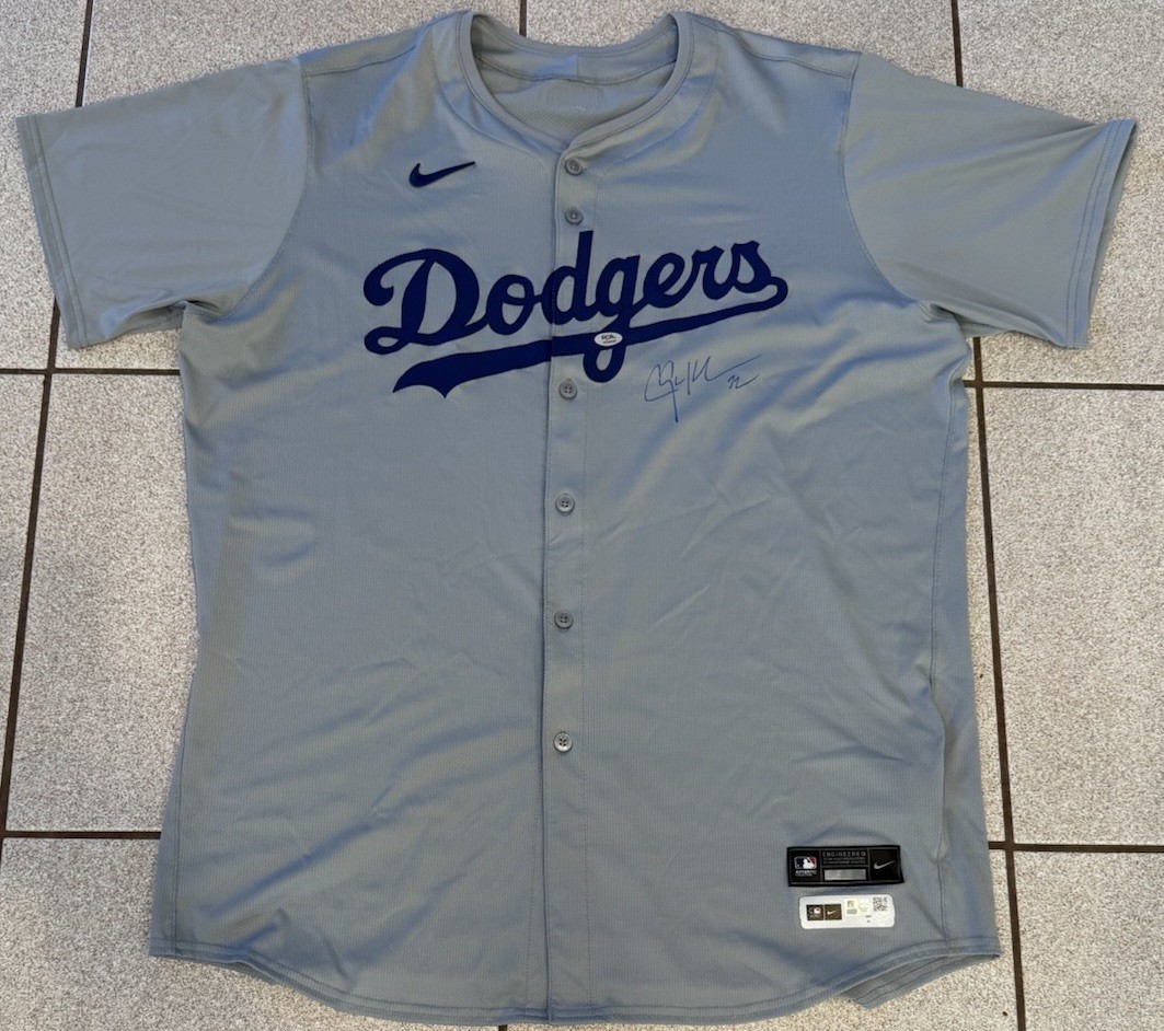 Clayton Kershaw Autographed Signed Los Angeles Dodgers JERSEY TEAM ISSUE DODGERS MLB HOLOGRAM & PSA/DNA 