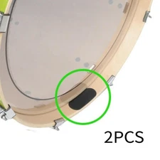 2 Pieces Bass Drum Hoop Guard Gifts Versatile Sturdy Kick Drum Rim Protector