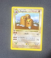 ポケモンカード 英語 ダグトリオ Dugtrio 1ed shadow less Dugtrio 1st Edition Shadowless - Perfect Gift for Kids or Poke