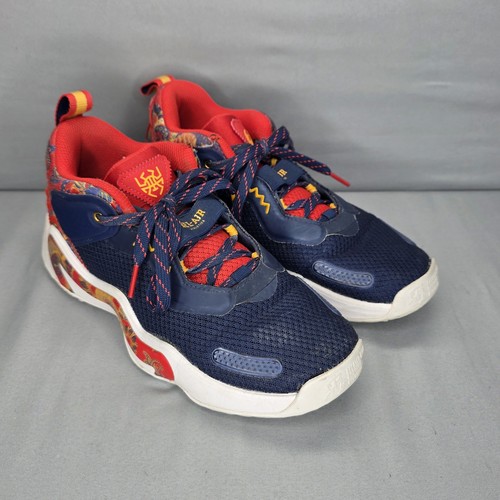 Adidas D.O.N. Issue 3 J Bel-Air Edition Blue Basketball Unisex Youth Size 6.5 - Picture 3 of 18