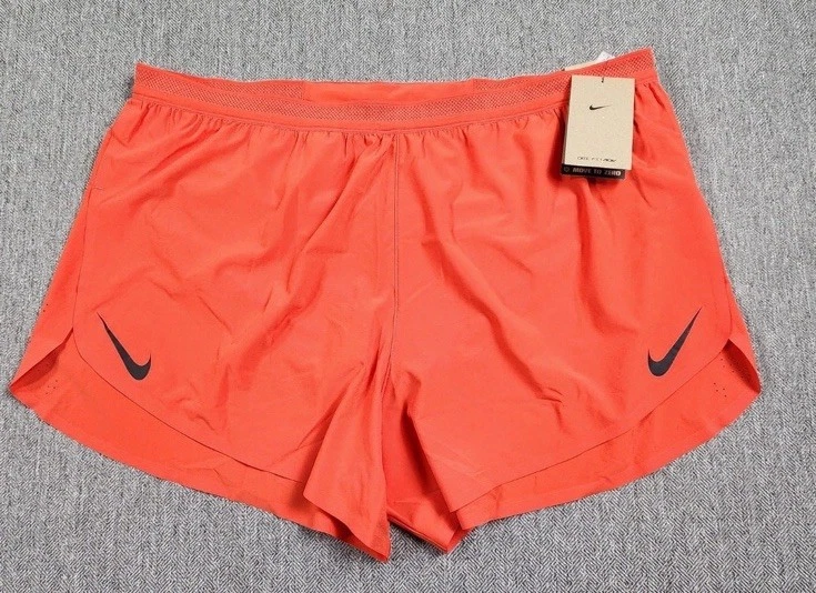 Nike Men’s Dri-FIT ADV Aeroswift Running Shorts Sz. L NEW FN3352-696 OrangeRed
Opens in a new window