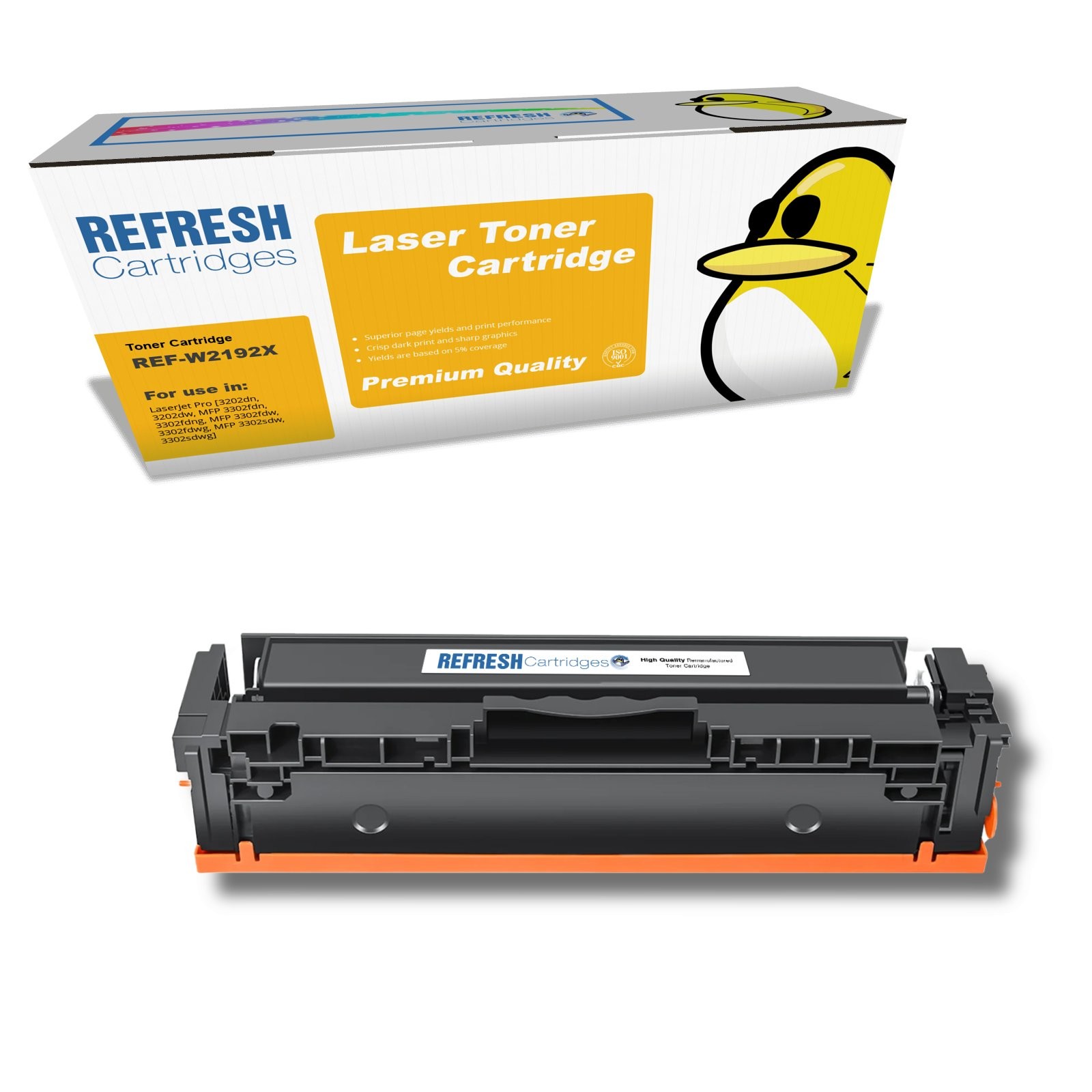 Refresh Cartridges Replacement Yellow 219X Toner Compatible With HP Printers