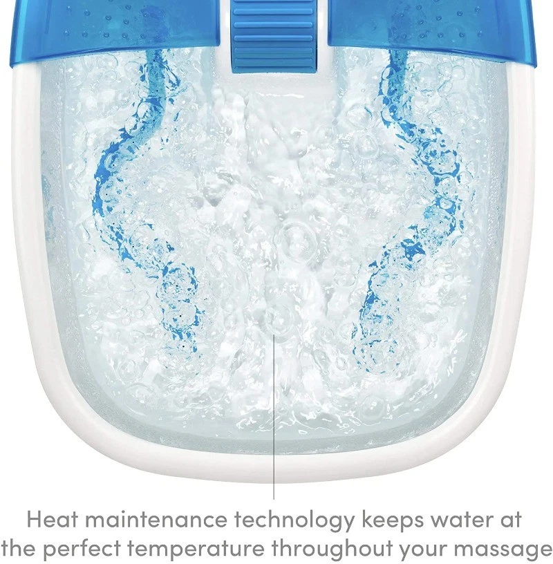 Spa de pies Homedics Bubble Bliss con burbujas de masaje - azul Foto 2 de 4