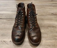 Red Wing Iron Ranger Boots 8111 Amber Harness Leather Men's Size 9.5 D
