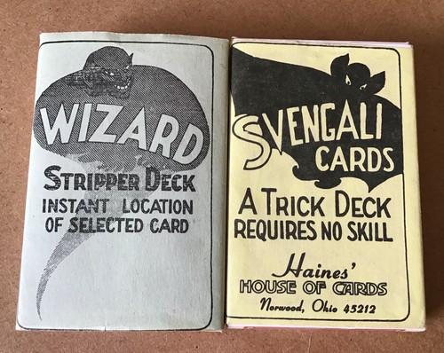 Haines' House Of Cards Svengali Cards and Wizard Stripper Deck