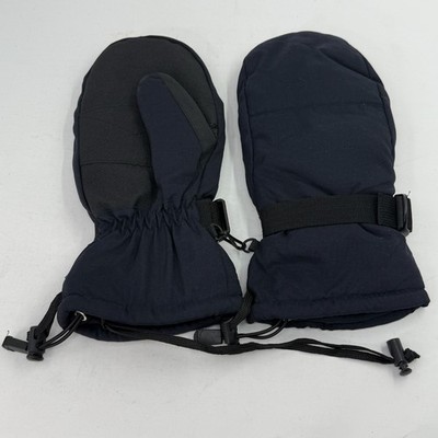 Rugged Wear Men's Ski Mittens/Gloves-Size Men's M-Black-3M 40 Gram-Waterproof