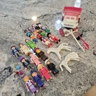 LARGE PLAYMOBIL LOT 20 Figures, Horses And Accessories Mostly Vintage