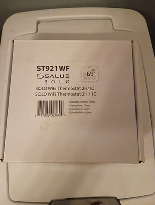 Salus Solo WIFI Thermostat ST921WF 2H/1C 2.4GHz. Brand New!