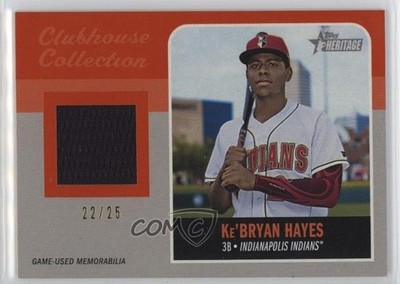 2019 Topps Heritage Minor League Edition Orange 22/25 Ke'Bryan Hayes 0q21