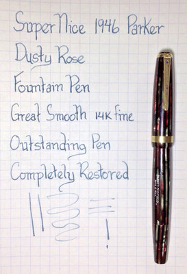 Parker Duofold Senior Blue Diamond Maroon And Grey Chevron Cap V Nib Outstanding