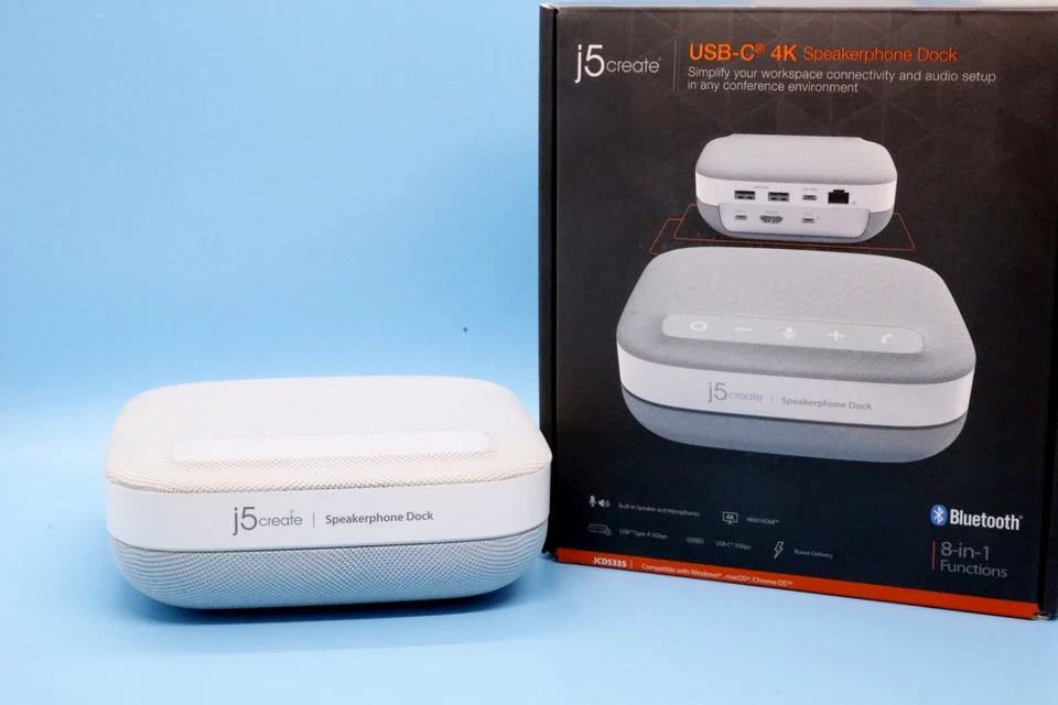 J5Create USB-C 4k Docking Station | 8 in 1 Functions | Retail $139.99 - Image 2 of 4