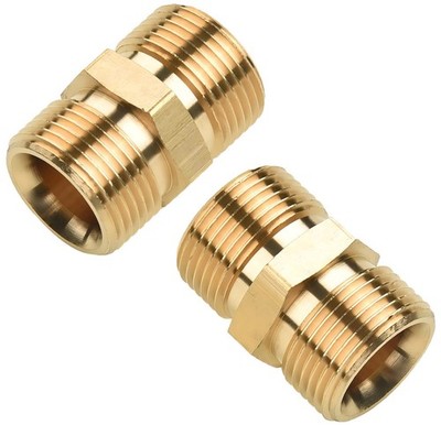 M22 15mm Garden Hose Fittings And Pressure Washer Quick Connect Adapters - To...