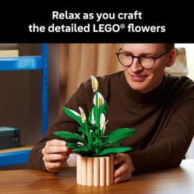 LEGO Botanicals Peace Lily 11504 Building Kit (474 Pieces)-NEW-FREE SHIP