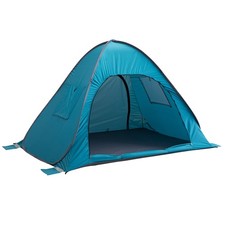 Pop Up Beach Tent 2 People Sun Shelter UV Protection Camping Canopy Blue