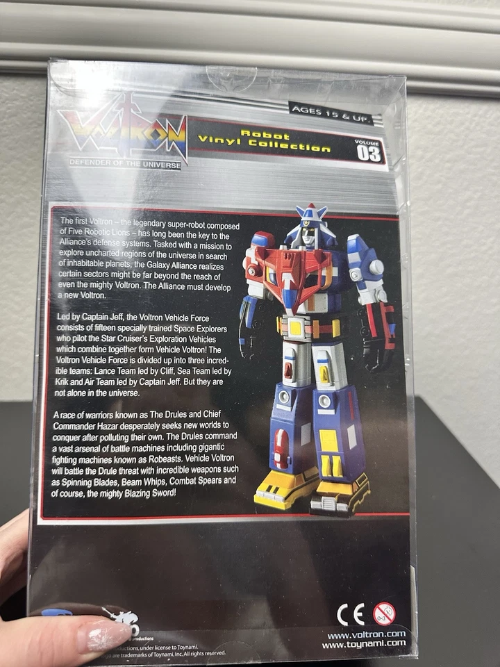 Toynami Voltron Robot Colección de Vinilos Volumen 3 - Edición Metálica SDCC LTD 1000 Foto 3 de 4