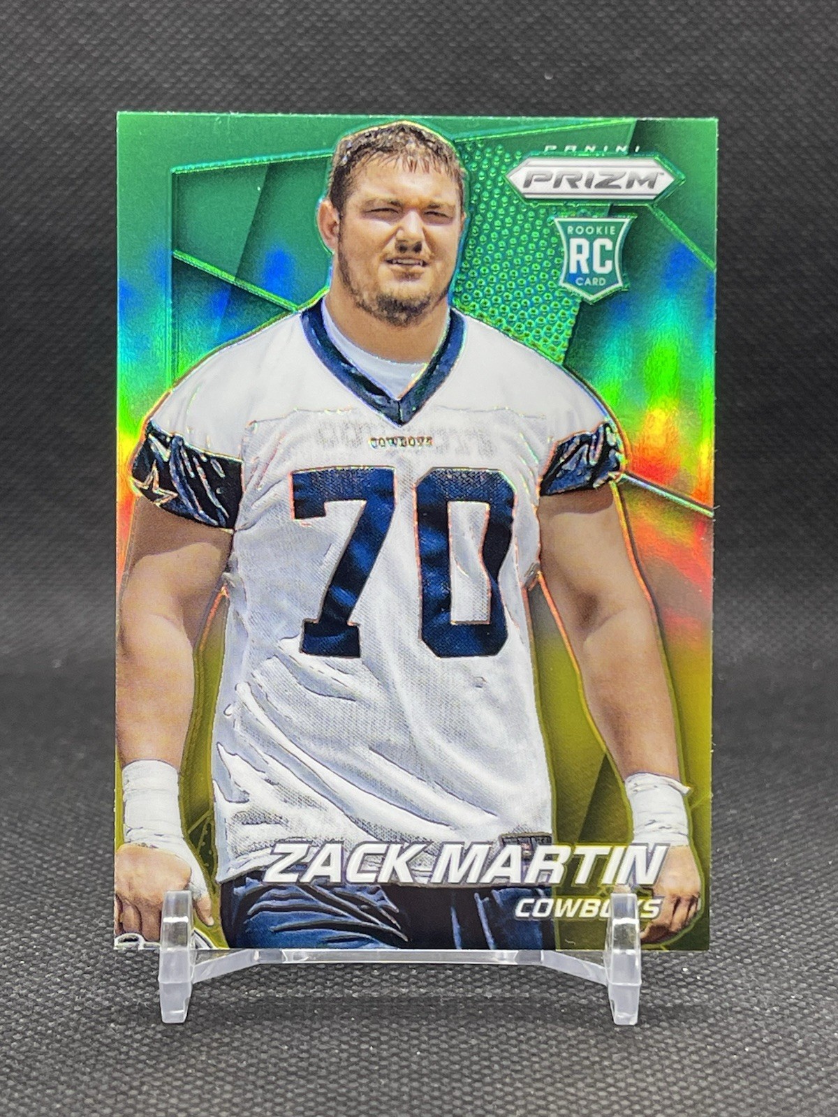 Zack Martin Panini Prizm #297 Green